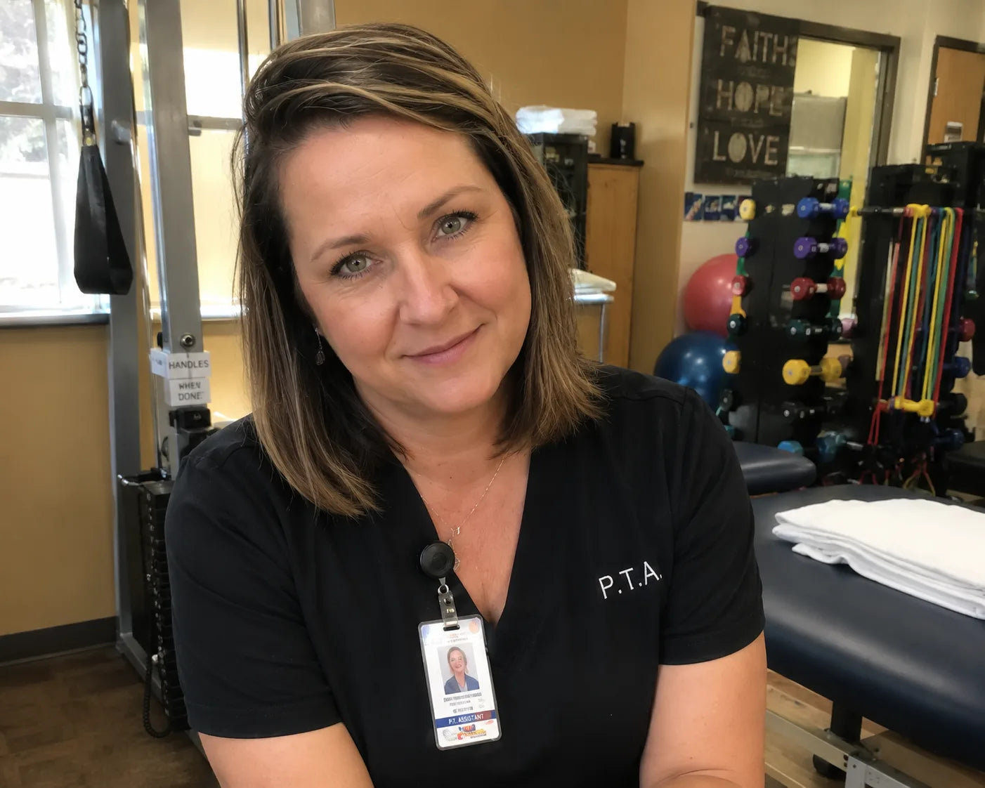 Dana R., physical therapist assistant