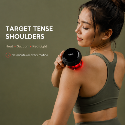 VelaX smart cupping massager KOC shoulder recovery visual
