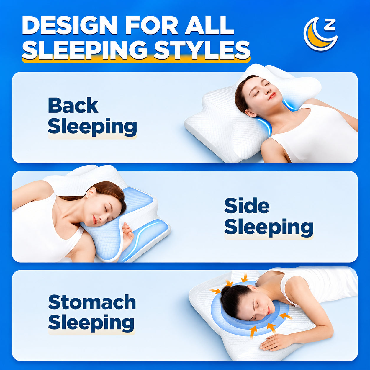 CozyAlign™ Memory Foam Neck Pillow