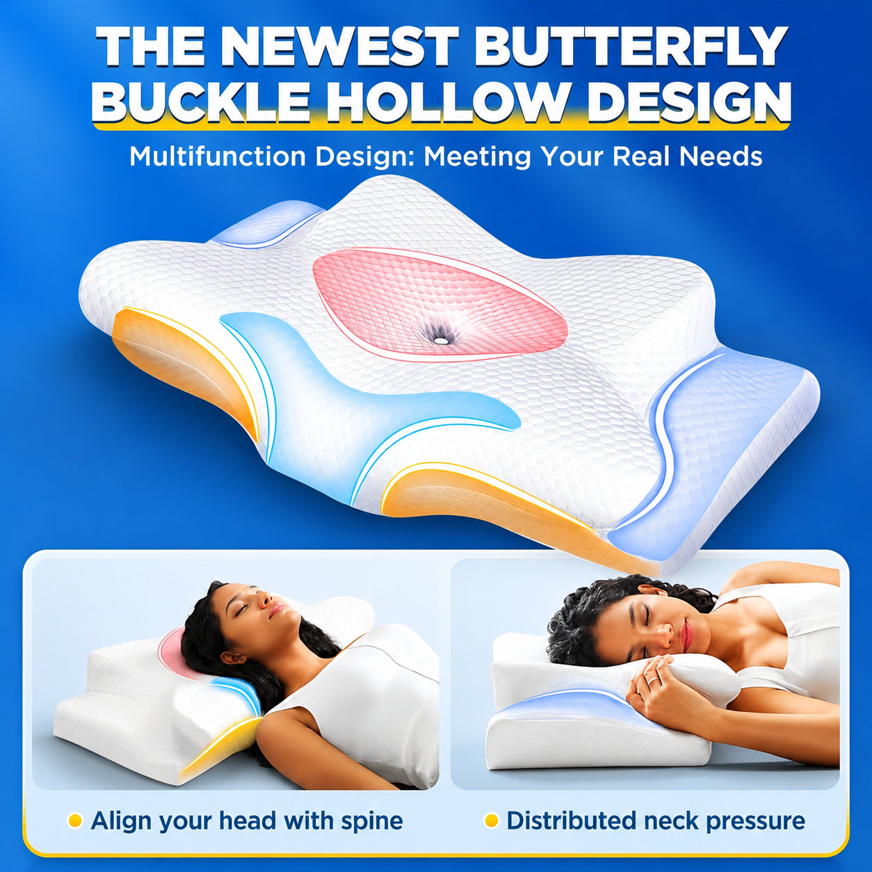 CozyAlign™ Memory Foam Neck Pillow