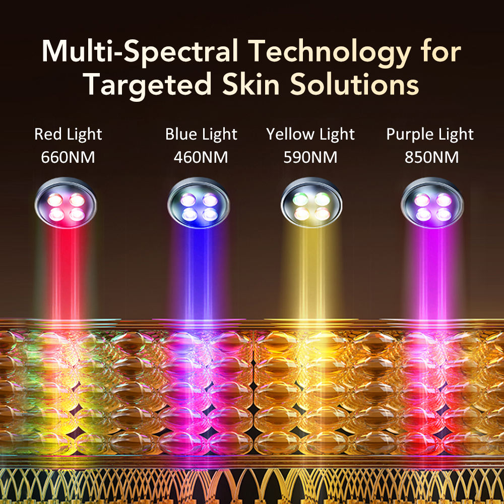 The Vela X Radiance Mask™ – 7 Color Magnetic Infrared LED Light Therapy Face Mask for Anti-Aging & Skin Rejuvenation