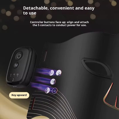The Vela X Radiance Mask™ – 7 Color Magnetic Infrared LED Light Therapy Face Mask for Anti-Aging & Skin Rejuvenation
