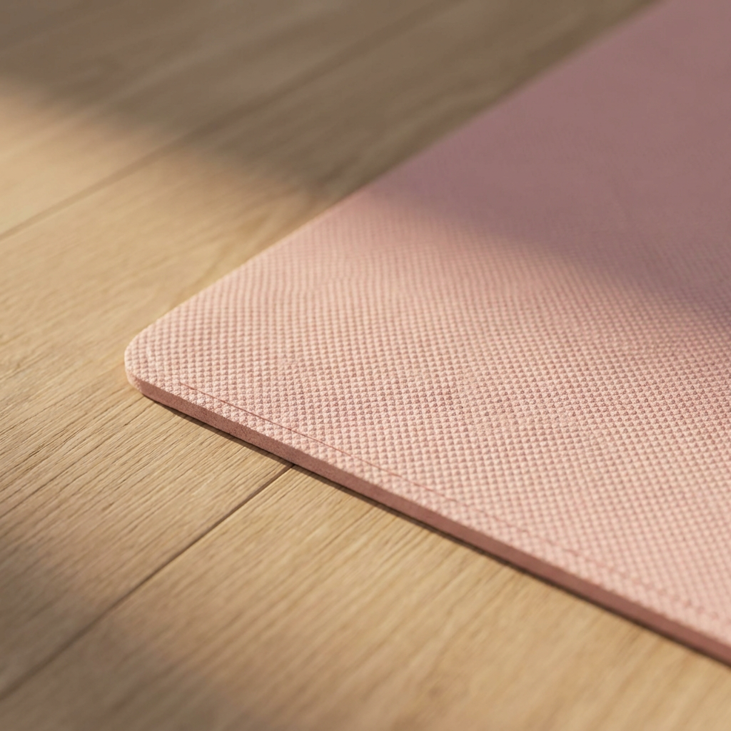 Vela X FlowFold yoga mat non-slip textured surface close-up with 6mm premium padding