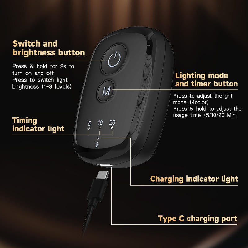 The Vela X Radiance Mask™ – 7 Color Magnetic Infrared LED Light Therapy Face Mask for Anti-Aging & Skin Rejuvenation