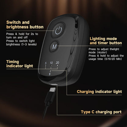 The Vela X Radiance Mask™ – 7 Color Magnetic Infrared LED Light Therapy Face Mask for Anti-Aging & Skin Rejuvenation