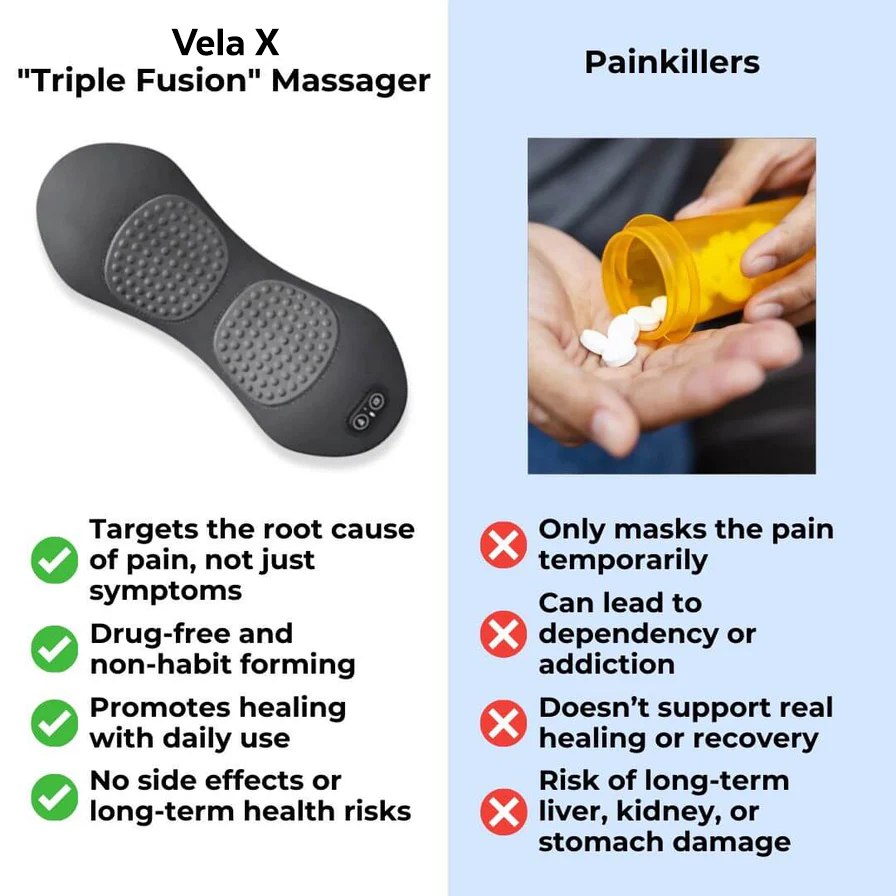 Vela X Triple Fusion Massager