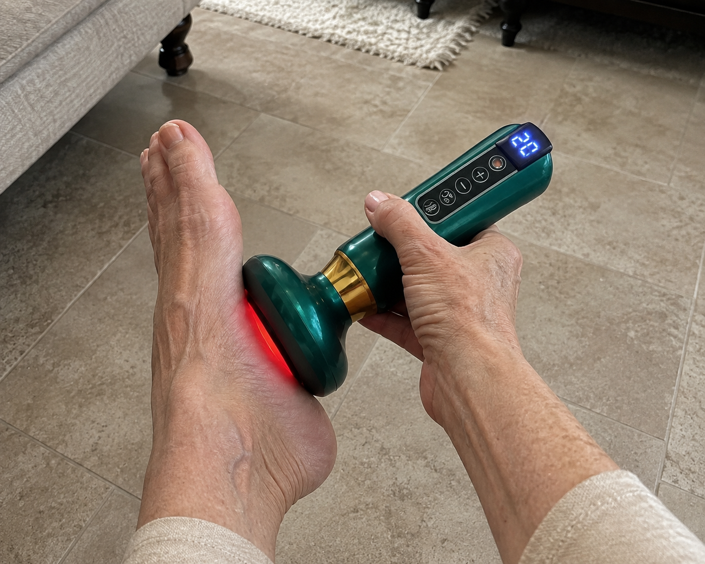 FlowLift lifting the sole tissue