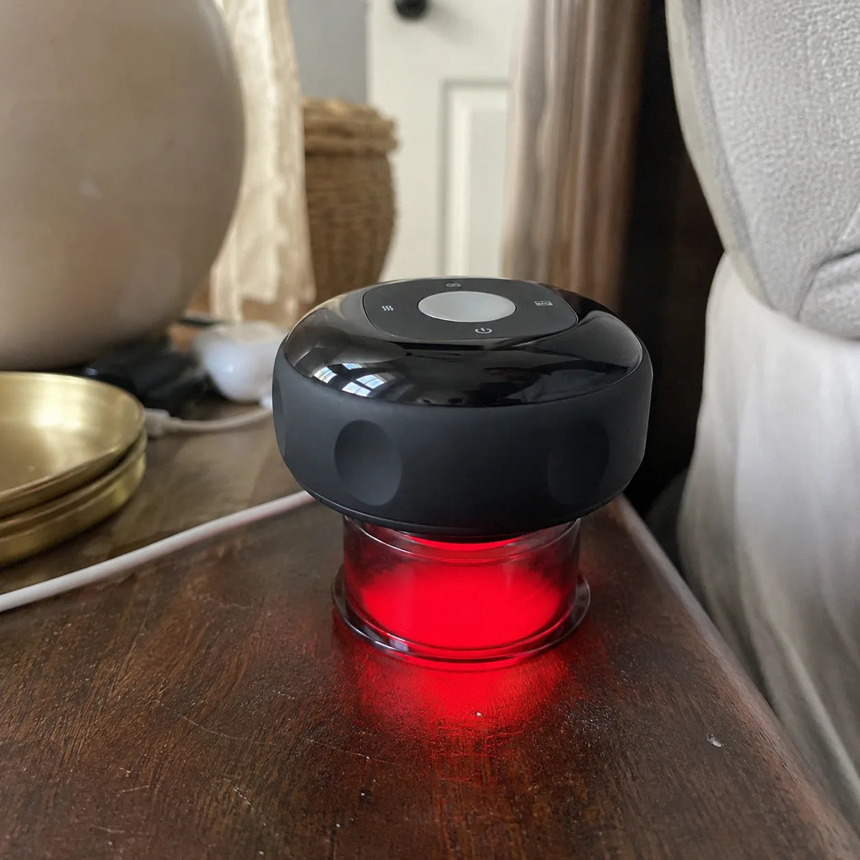 Vela X device resting at home
