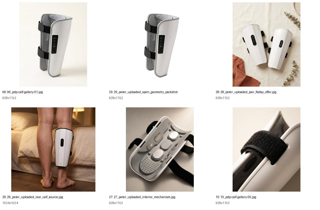 VelaX Calf Therapy Sleeve product and use reference