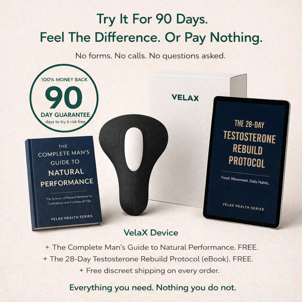 Try it for 90 days — device, both guides and free discreet shipping